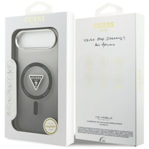 Dėklas Guess IML Gradient Triangle Logo MagSafe Apple iPhone Air juodos spalvos - Image 8