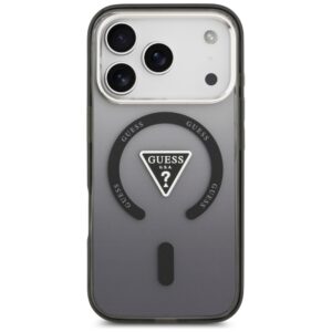 Dėklas Guess IML Gradient Triangle Logo MagSafe Apple iPhone 17 Pro juodos spalvos - Image 3