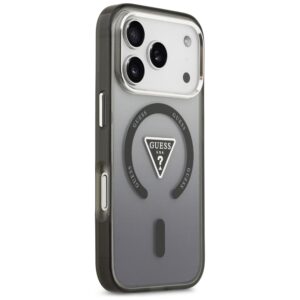 Dėklas Guess IML Gradient Triangle Logo MagSafe Apple iPhone 17 Pro Max juodos spalvos - Image 4