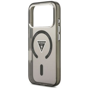 Dėklas Guess IML Gradient Triangle Logo MagSafe Apple iPhone 17 Pro Max juodos spalvos - Image 6