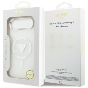 Dėklas Guess IML Gradient Triangle Logo MagSafe Apple iPhone Air skaidrus - Image 8