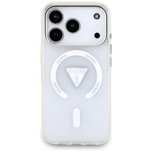 Dėklas Guess IML Gradient Triangle Logo MagSafe Apple iPhone 17 Pro skaidrus - Image 3