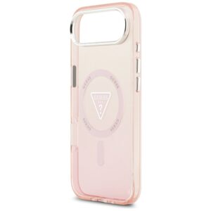 Dėklas Guess IML Gradient Triangle Logo MagSafe Apple iPhone Air rožinės spalvos - Image 6
