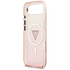 Dėklas Guess IML Gradient Triangle Logo MagSafe Apple iPhone Air rožinės spalvos - Image 7