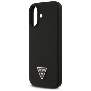 Dėklas Guess Silicone Triangle Logo MagSafe Apple iPhone 17 juodos spalvos - Image 6
