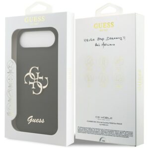 Guess Silicone Big 4G Script dėklas skirtas Apple iPhone Air juodos spalvos - Image 8
