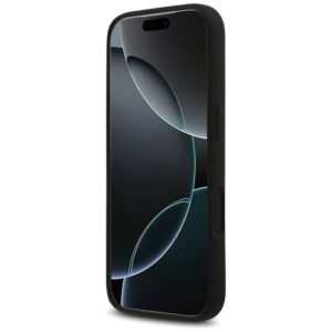 Guess Silicone Big 4G Script dėklas skirtas Apple iPhone 17 Pro juodos spalvos - Image 5