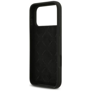 Guess Silicone Big 4G Script dėklas skirtas Apple iPhone 17 Pro Max juodos spalvos - Image 7
