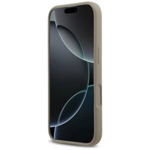 Guess Silicone Big 4G Script Dėklas Apple iPhone 17 rudos spalvos - Image 5