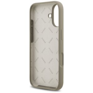 Guess Silicone Big 4G Script Dėklas Apple iPhone 17 rudos spalvos - Image 7