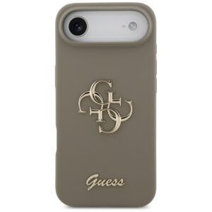 Guess Silicone Big 4G Script Dėklas Apple iPhone 17 Air rudos spalvos - Image 3