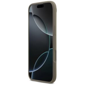 Guess Silicone Big 4G Script Dėklas Apple iPhone 17 Air rudos spalvos - Image 5