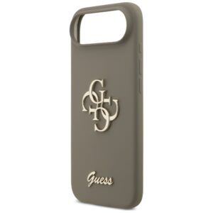 Guess Silicone Big 4G Script Dėklas Apple iPhone 17 Air rudos spalvos - Image 6