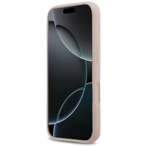 Guess Silicone Big 4G Script Dėklas Apple iPhone 17 Pro rožinės spalvos - Image 5
