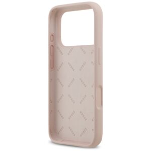 Guess Silicone Big 4G Script Dėklas Apple iPhone 17 Pro rožinės spalvos - Image 7