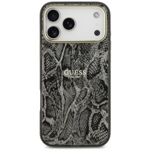 Guess Python Pattern MagSafe dėklas Apple iPhone 17 Pro Max juodos spalvos - Image 3