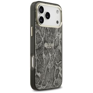 Guess Python Pattern MagSafe dėklas Apple iPhone 17 Pro Max juodos spalvos - Image 4