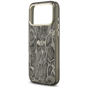 Guess Python Pattern MagSafe dėklas Apple iPhone 17 Pro Max juodos spalvos - Image 6