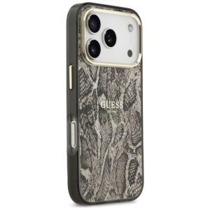 Guess Python Pattern MagSafe dėklas Apple iPhone 17 Pro rudos spalvos - Image 4