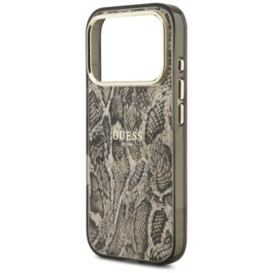 Guess Python Pattern MagSafe dėklas Apple iPhone 17 Pro Max rudos spalvos - Image 6