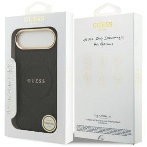 Dėklas Guess Peony Hot Stamp MagSafe Apple iPhone Air juodos spalvos - Image 8