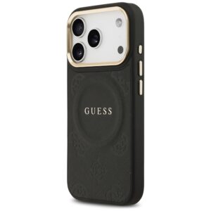 Dėklas Guess Peony Hot Stamp MagSafe Apple iPhone 17 Pro juodos spalvos - Image 2