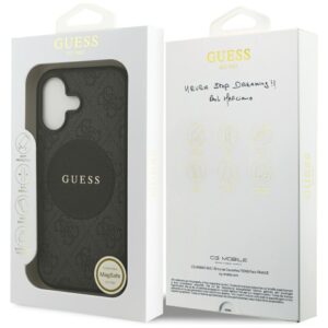 Dėklas Guess 4G Circle Classic Logo MagSafe Apple iPhone 17 juodos spalvos - Image 8