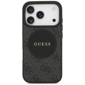 Dėklas Guess 4G Circle Classic Logo MagSafe Apple iPhone 17 Pro juodos spalvos - Image 3