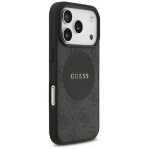 Dėklas Guess 4G Circle Classic Logo MagSafe Apple iPhone 17 Pro juodos spalvos - Image 4