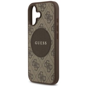 Dėklas Guess 4G Circle Classic Logo MagSafe Apple iPhone 17 rudos spalvos - Image 6