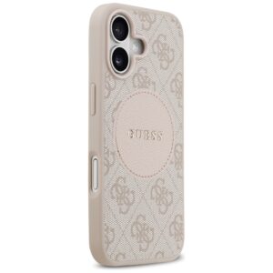 Dėklas Guess 4G Circle Classic Logo MagSafe Apple iPhone 17 rožinės spalvos - Image 4