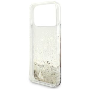 Guess Liq dėklas. Glitter 4 Charms Apple iPhone 17 Pro Max gold - Image 7