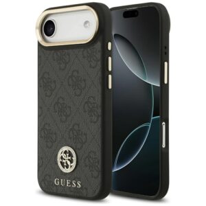 Dėklas Guess 4G Strass Logo MagSafe Apple iPhone Air juodos spalvos