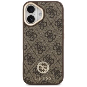 Dėklas Guess 4G Strass Logo MagSafe Apple iPhone 17 rudos spalvos - Image 3