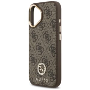 Dėklas Guess 4G Strass Logo MagSafe Apple iPhone 17 rudos spalvos - Image 6