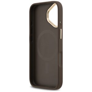 Dėklas Guess 4G Strass Logo MagSafe Apple iPhone 17 rudos spalvos - Image 7