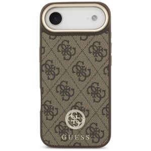 Dėklas Guess 4G Strass Logo MagSafe Apple iPhone Air rudos spalvos - Image 3