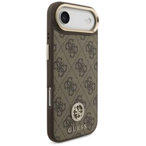 Dėklas Guess 4G Strass Logo MagSafe Apple iPhone Air rudos spalvos - Image 4