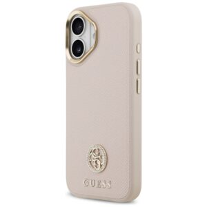Dėklas Guess Grained Strass Logo MagSafe Apple iPhone 17 rožinės spalvos - Image 2