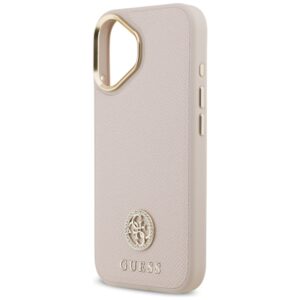 Dėklas Guess Grained Strass Logo MagSafe Apple iPhone 17 rožinės spalvos - Image 6