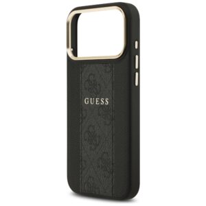 Dėklas Guess 4G Stripe MagSafe Apple iPhone 17 Pro Max juodos spalvos - Image 6