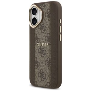 Dėklas Guess 4G Stripe MagSafe Apple iPhone 17 rudos spalvos - Image 2