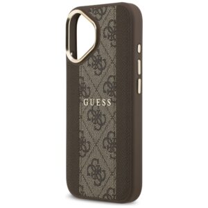 Dėklas Guess 4G Stripe MagSafe Apple iPhone 17 rudos spalvos - Image 6