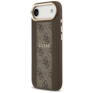 Dėklas Guess 4G Stripe MagSafe Apple iPhone 17 Air rudos spalvos - Image 2