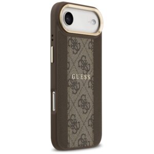Dėklas Guess 4G Stripe MagSafe Apple iPhone 17 Air rudos spalvos - Image 4