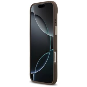 Dėklas Guess 4G Stripe MagSafe Apple iPhone 17 Air rudos spalvos - Image 5