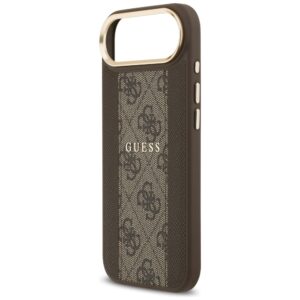 Dėklas Guess 4G Stripe MagSafe Apple iPhone 17 Air rudos spalvos - Image 6