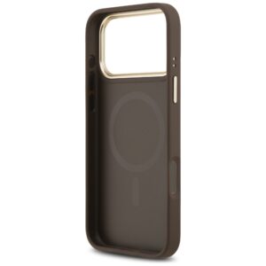 Dėklas Guess 4G Stripe MagSafe Apple iPhone 17 Pro Max rudos spalvos - Image 7