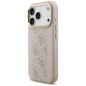 Dėklas Guess 4G Stripe MagSafe Apple iPhone 17 Pro rožinės spalvos - Image 2