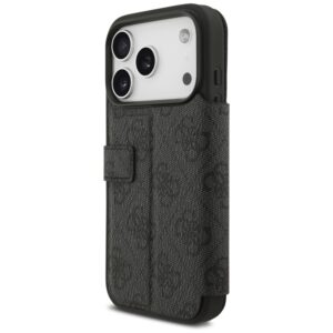 Guess Book 4G Metal Logo Dėklas Apple iPhone 17 Pro juodos spalvos - Image 5